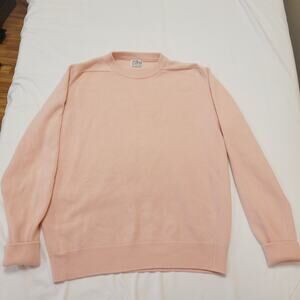 N Peal London Sweater Womans Large Pink Cashmere Jumper Scottland Preppy Vintage